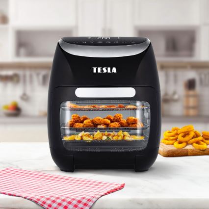 TESLA Electronics AirCook - Air Fryer multifuncional digital 11 l 2000W/230V