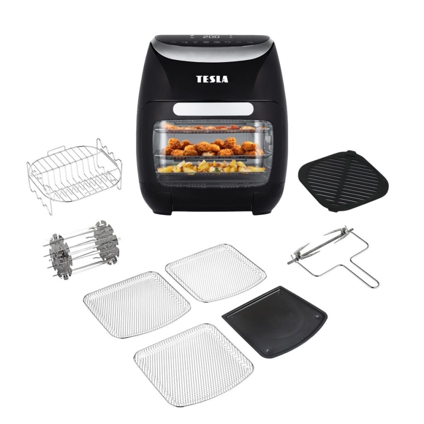 TESLA Electronics AirCook - Air Fryer multifuncional digital 11 l 2000W/230V