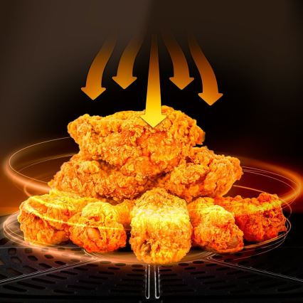 TESLA Electronics AirCook - Air Fryer multifuncional digital 7 l 1600W/230V