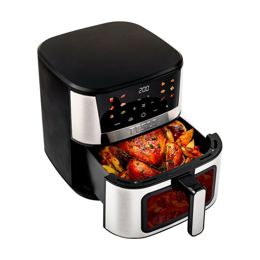 TESLA Electronics AirCook - Air Fryer multifuncional digital 7 l 1600W/230V