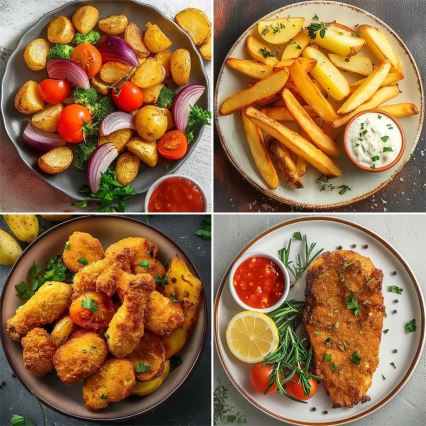 TESLA Electronics AirCook - Fritadeira elétrica multifuncional digital dupla de ar quente 10 l 2400W/230V