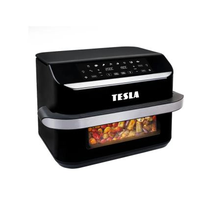 TESLA Electronics AirCook - Fritadeira elétrica multifuncional digital dupla de ar quente 10 l 2400W/230V