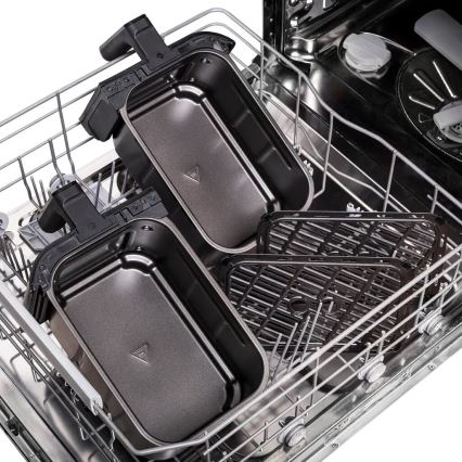 TESLA Electronics AirCook - Fritadeira elétrica multifuncional digital dupla com ar quente 9 l 2400W/230V