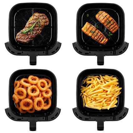 TESLA Electronics AirCook - Fritadeira elétrica multifuncional inteligente de ar quente 9 l 1700W/230V Wi-Fi