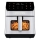 TESLA Electronics AirCook - Fritadeira elétrica de ar quente 6,5 L 2100 W/230 V, cromado fosco/preto