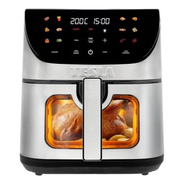 TESLA Electronics AirCook - Fritadeira elétrica multifuncional inteligente de ar quente 9 l 1700W/230V Wi-Fi