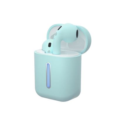 TESLA Electronics - Auscultadores sem fios 300 mAh + 2x 25 mAh IPX4 turquesa