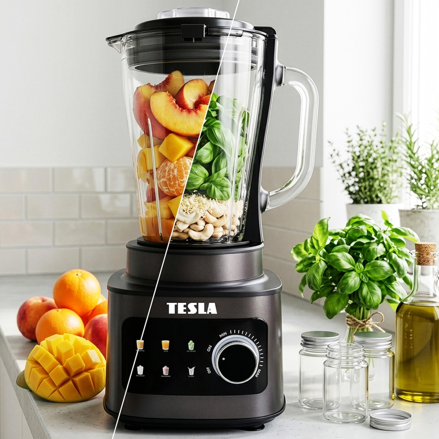 TESLA Electronics CrunchX - Liquidificador de bancada 1500W/230V preto