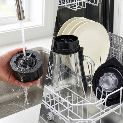 TESLA Electronics CrunchX - Liquidificador de bancada 1500W/230V preto