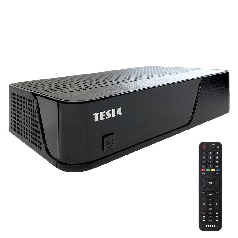 TESLA Electronics - DVB-T2 H.265 (HEVC) receptor 12V + controlo remoto
