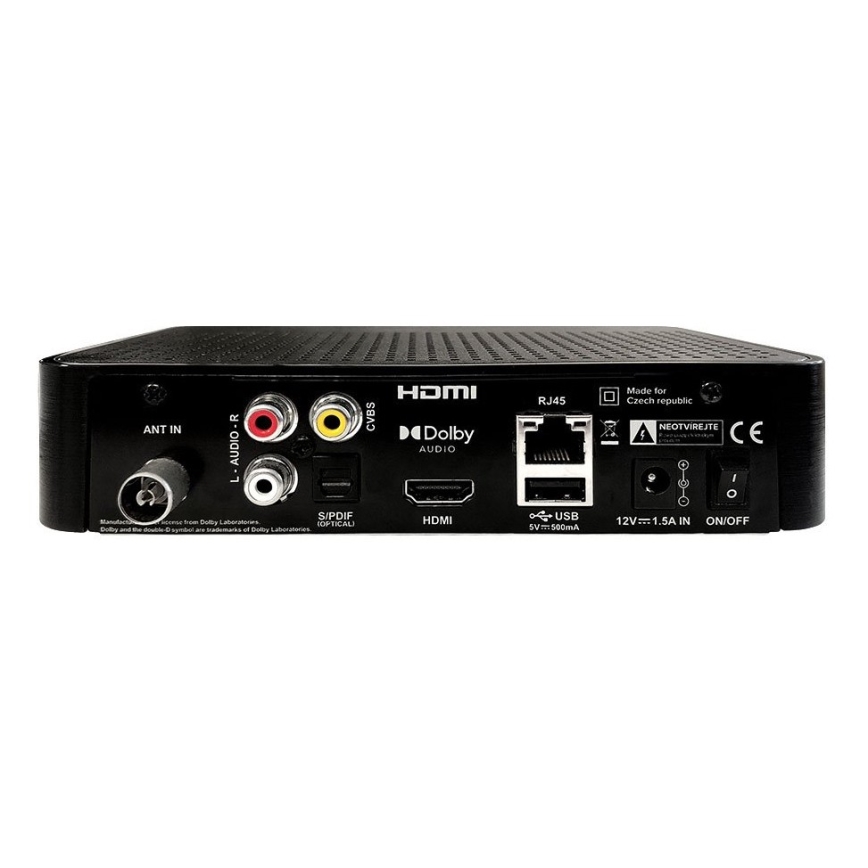 TESLA Electronics - DVB-T2 H.265 (HEVC) receptor 12V + controlo remoto