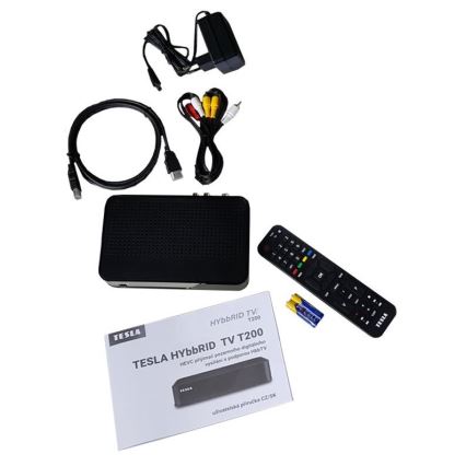 TESLA Electronics - DVB-T2 H.265 (HEVC) receptor 12V + controlo remoto