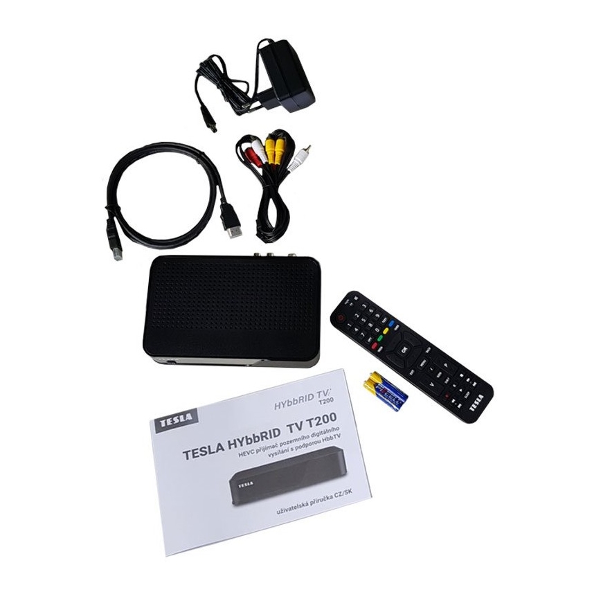 TESLA Electronics - DVB-T2 H.265 (HEVC) receptor 12V + controlo remoto