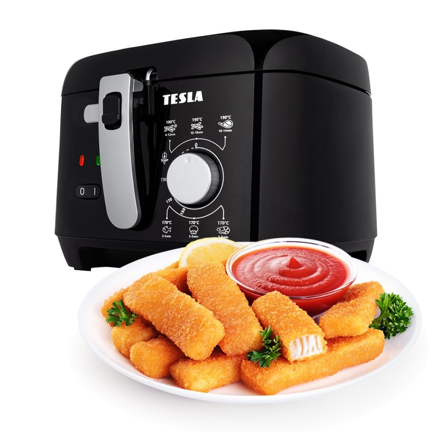 TESLA Electronics EasyCook - Fritadeira 2,5 l 1800W/230V