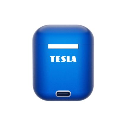 TESLA Electronics - Auscultadores sem fios 300 mAh + 2x 25 mAh IPX4 azul