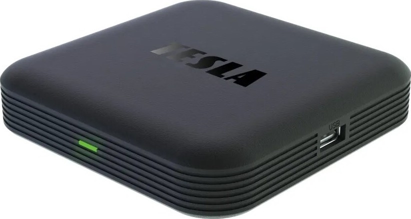 TESLA Electronics MediaBox - Reprodutor multimédia UHD com Wi-Fi + comando à distância