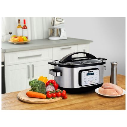 TESLA Electronics MultiCook - Panela elétrica multifunções 6 l 10em1 1250W/230V