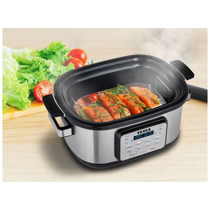 TESLA Electronics MultiCook - Panela elétrica multifunções 6 l 10em1 1250W/230V
