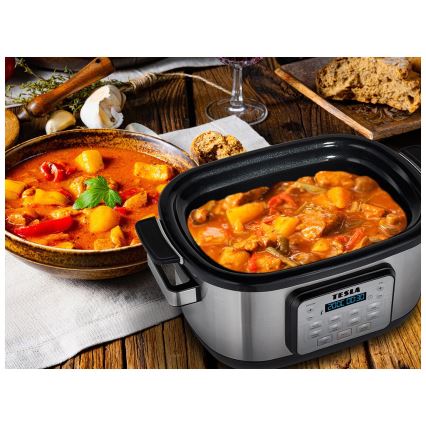 TESLA Electronics MultiCook - Panela elétrica multifunções 6 l 10em1 1250W/230V