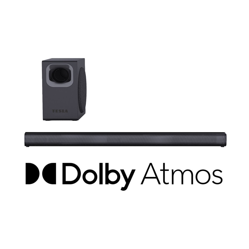 TESLA Electronics PrimeSound - Dolby Atmos barra de som 2.1 250W/230V + controlo remoto