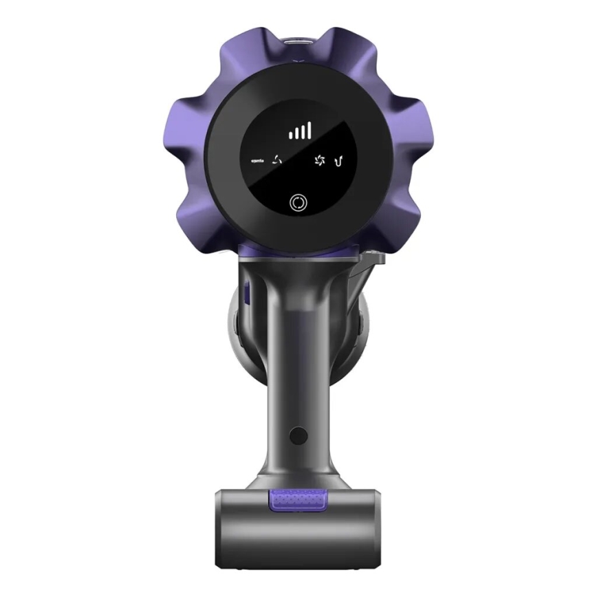 TESLA Electronics PureStar - Aspirador vertical sem fios flexível 2 em 1 250W/2200 mAh cinza/roxo