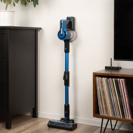 TESLA Electronics PureStar - Aspirador vertical sem fios flexível 3 em 1 300W/2200 mAh preto/azul