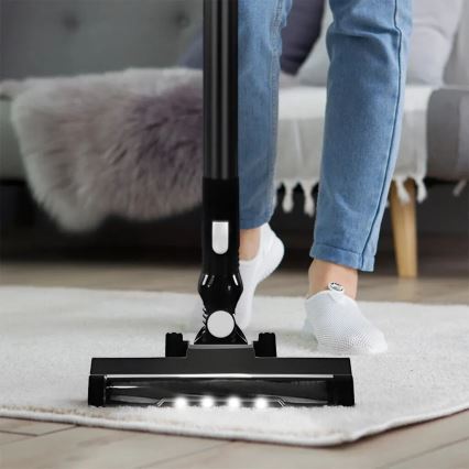 TESLA Electronics PureStar - Aspirador vertical sem fios flexível 2 em 1 150W/2200 mAh preto