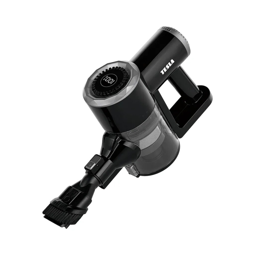 TESLA Electronics PureStar - Aspirador vertical sem fios flexível 2 em 1 150W/2200 mAh preto