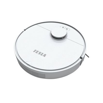 TESLA Electronics RoboStar - Aspirador robô inteligente 2 em 1 2550 mAh Wi-Fi branco