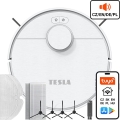 TESLA Electronics RoboStar - Aspirador robô inteligente 2 em 1 2550 mAh Wi-Fi branco