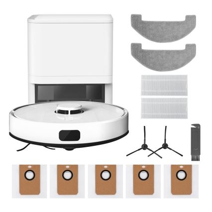 TESLA Electronics RoboStar - Aspirador robô inteligente 2 em 1 2600 mAh Wi-Fi branco
