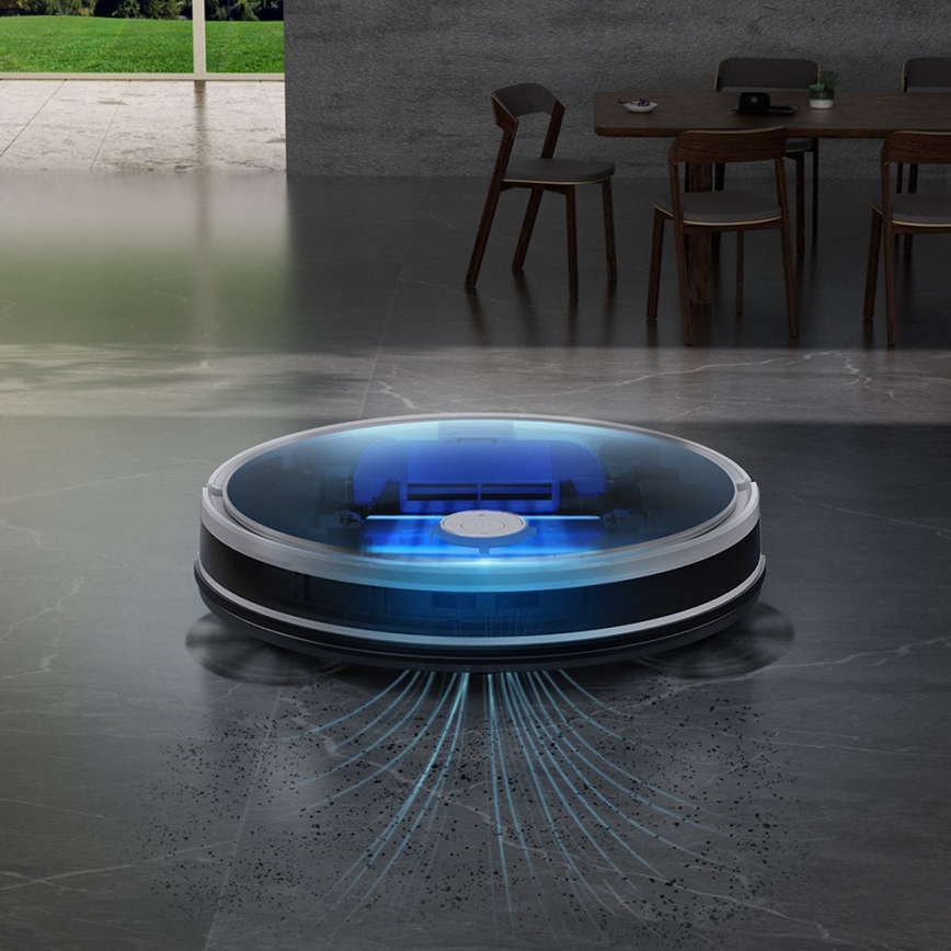 TESLA Electronics RoboStar - Aspirador robótico inteligente 2 em 1 2600 mAh Wi-Fi branco + controlo remoto