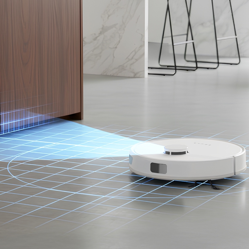 TESLA Electronics RoboStar - Aspirador robótico inteligente 3 em 1, 3200 mAh, Wi-Fi, branco