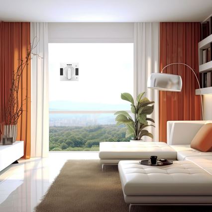 TESLA Electronics RoboStar - Limpador de janelas inteligente com pulverização dupla de água 72W/230V/500 mAh Wi-Fi + controlo remoto