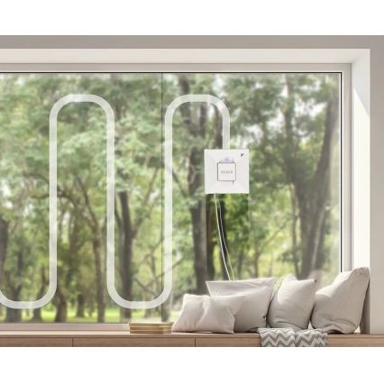 TESLA Electronics RoboStar - Aspirador de janelas inteligente com pulverização de água 72W/230V/650 mAh Wi-Fi + controlo remoto