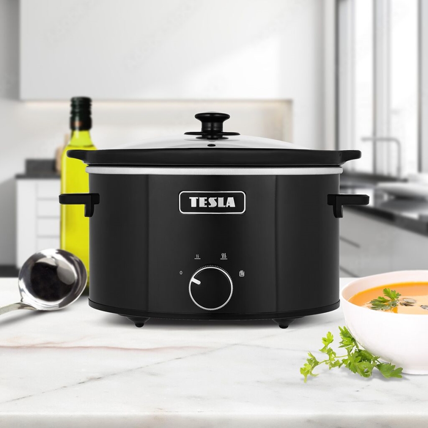 TESLA Electronics SlowCook - Panela de cozedura lenta 3,5 l 200W/230V