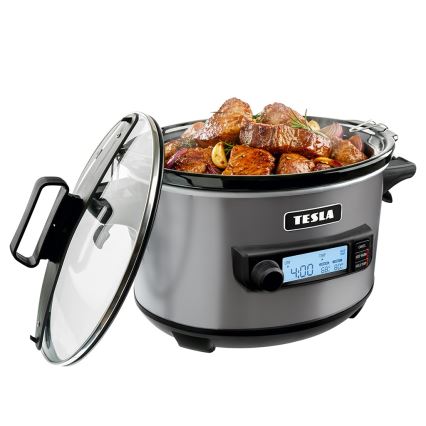 TESLA Electronics SlowCook - Panela de cozedura lenta 5,6 l 290W/230V
