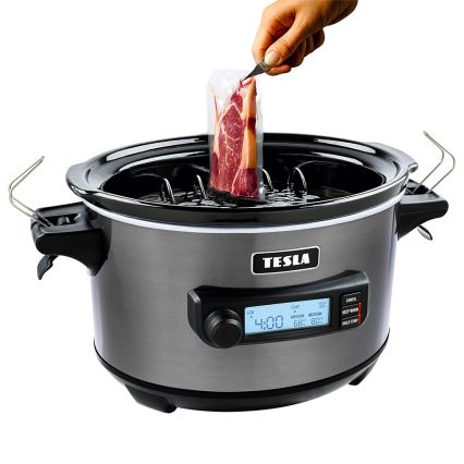 TESLA Electronics SlowCook - Panela de cozedura lenta 5,6 l 290W/230V