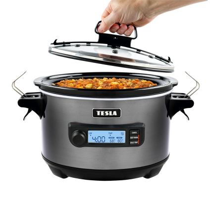 TESLA Electronics SlowCook - Panela de cozedura lenta 5,6 l 290W/230V
