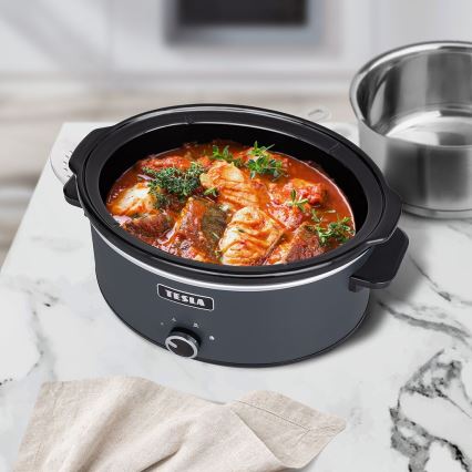 TESLA Electronics SlowCook - Panela de cozedura lenta 6,5 l 270W/230V