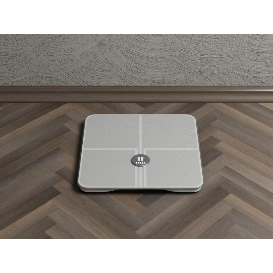 TESLA Smart - Balança pessoal inteligente Style Wi-Fi 3xAAA