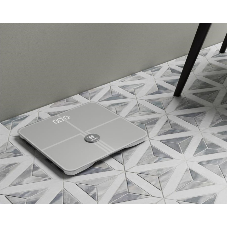 TESLA Smart - Balança pessoal inteligente Style Wi-Fi 3xAAA