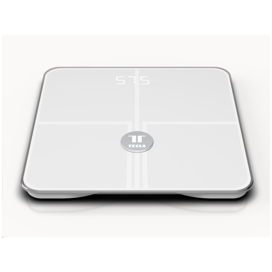 TESLA Smart - Balança pessoal inteligente Style Wi-Fi 3xAAA