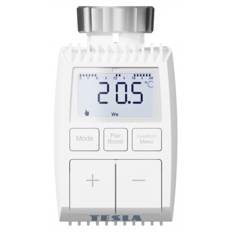 TESLA Smart - Cabeça termostática inteligente 2xAA ZigBee
