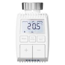 TESLA Smart - Cabeça termostática sem fios inteligente com visor LCD 2xAA