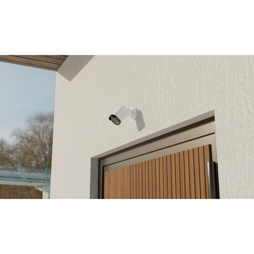 TESLA Smart - Câmara exterior inteligente Full HD 1080p 12V Wi-Fi IP65