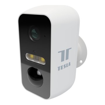 TESLA Smart - Câmera externa inteligente com sensor 2K 1296p 9600 mAh 5V Wi-Fi IP65