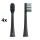 TESLA Smart - CONJUNTO de 4 cabeças de reposição para escova de dentes sônica TS400 preta