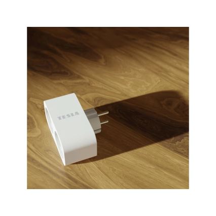 TESLA Smart - Tomada múltipla inteligente 2x16A/230V Tipo F Wi-Fi Tuya