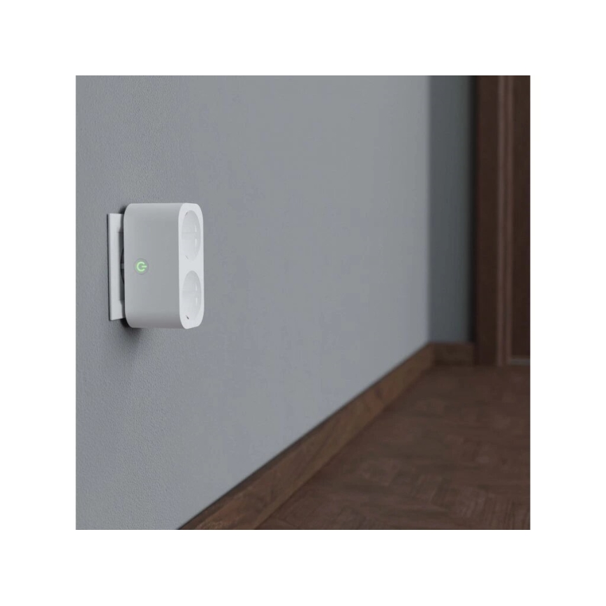 TESLA Smart - Tomada múltipla inteligente 2x16A/230V Tipo F Wi-Fi Tuya